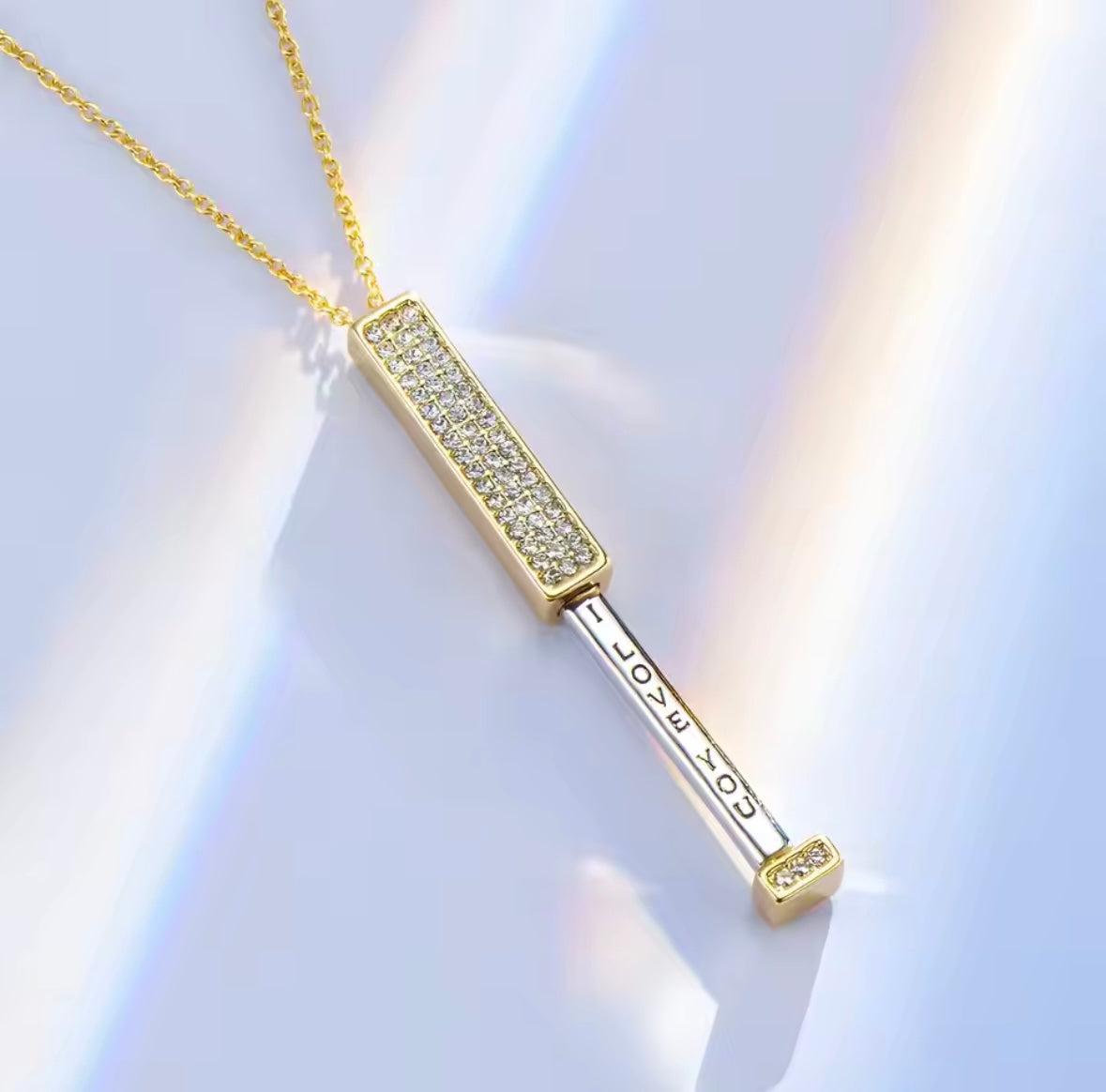 Luminara Hidden Elegance Pendant I love you